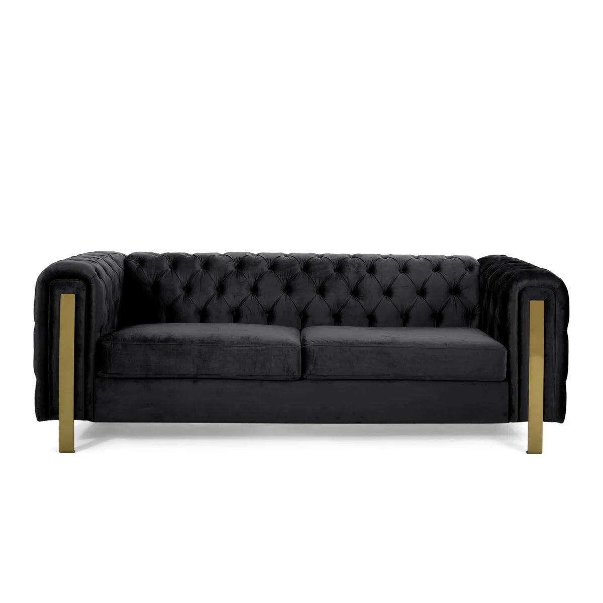 83.75" Velvet Arm Chesterfield Sofa,Modern Sofa,Comfortable Sofa,Accent Sofa