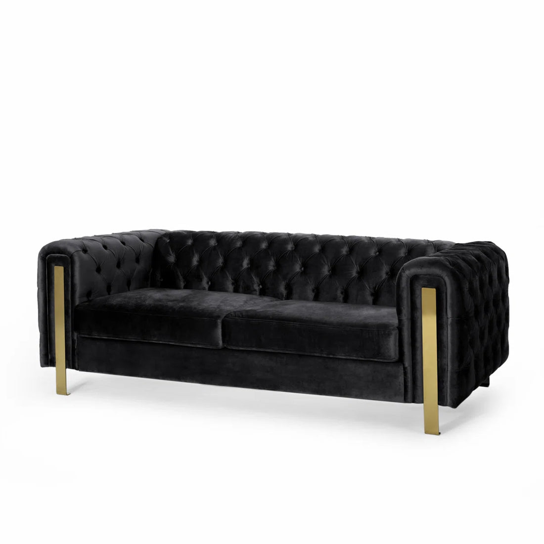 83.75" Velvet Arm Chesterfield Sofa,Modern Sofa,Comfortable Sofa,Accent Sofa