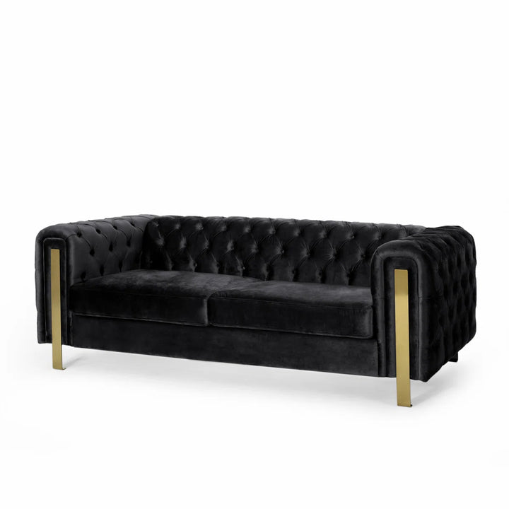 83.75" Velvet Arm Chesterfield Sofa,Modern Sofa,Comfortable Sofa,Accent Sofa