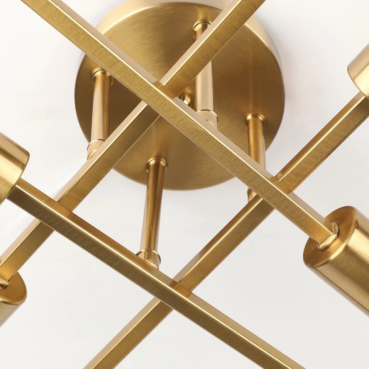 Hannah-Jayne 14.17'' Sputnik Modern Linear Flush Mount