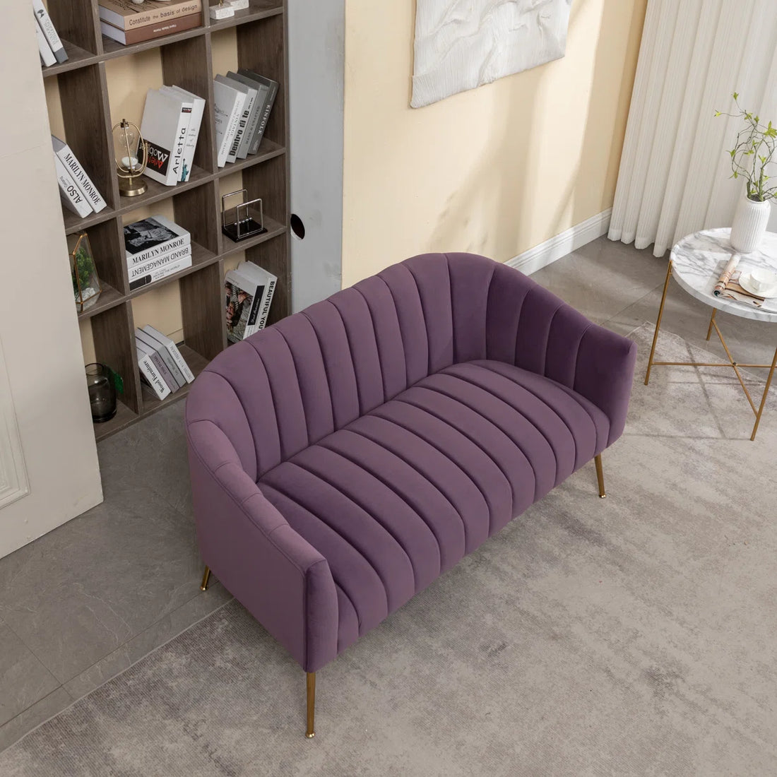 Murrow 50.6'' Velvet Loveseat