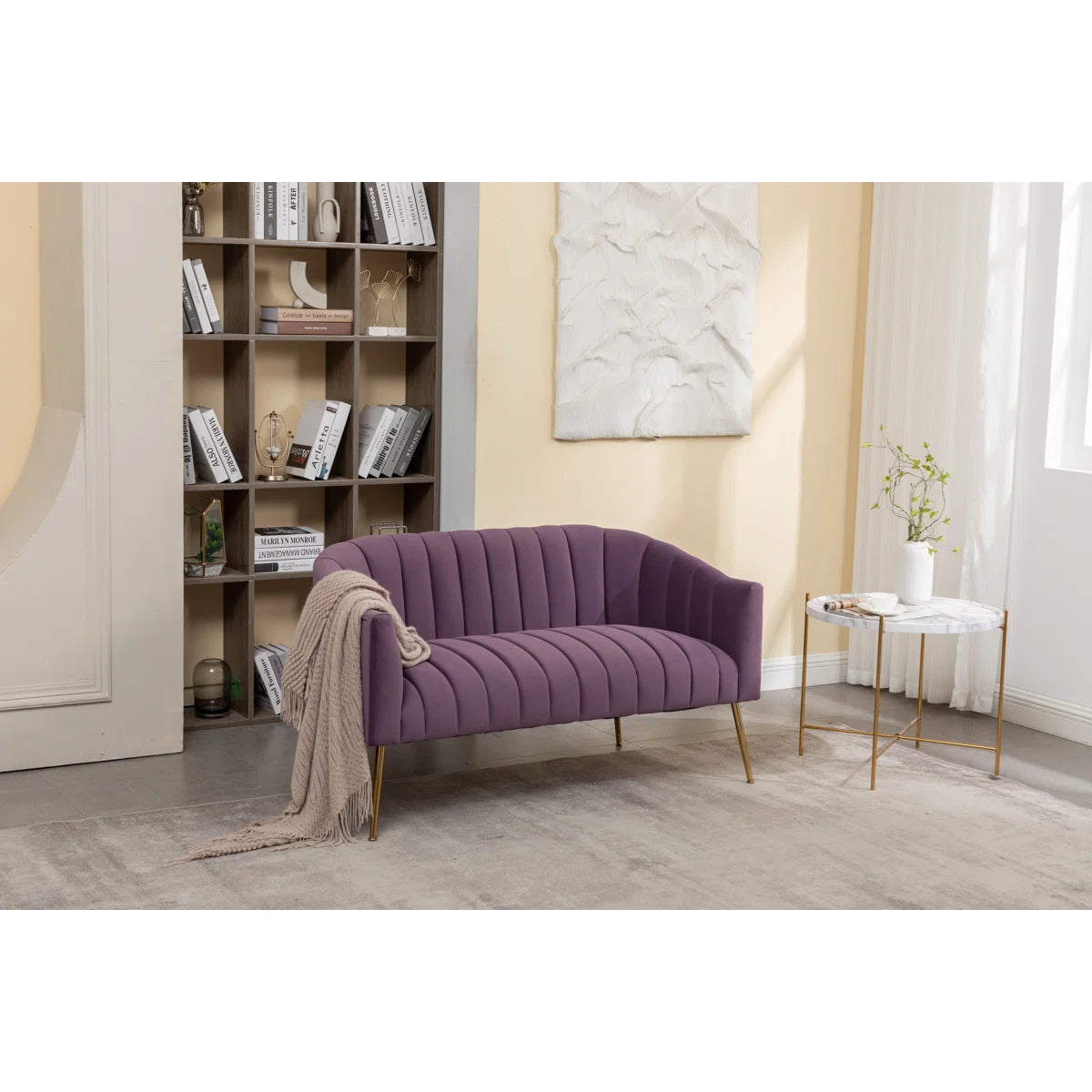 Murrow 50.6'' Velvet Loveseat