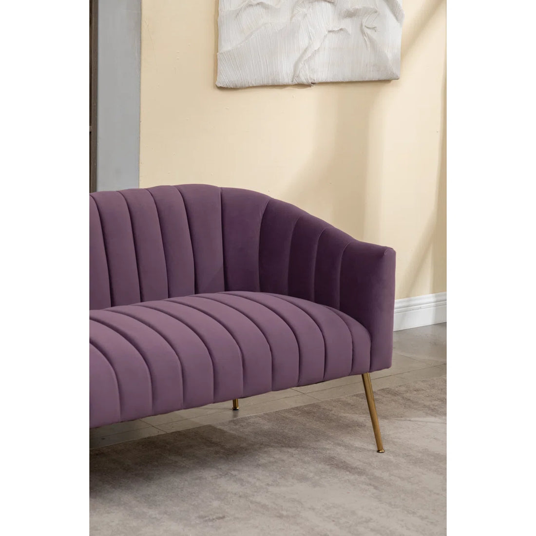 Murrow 50.6'' Velvet Loveseat