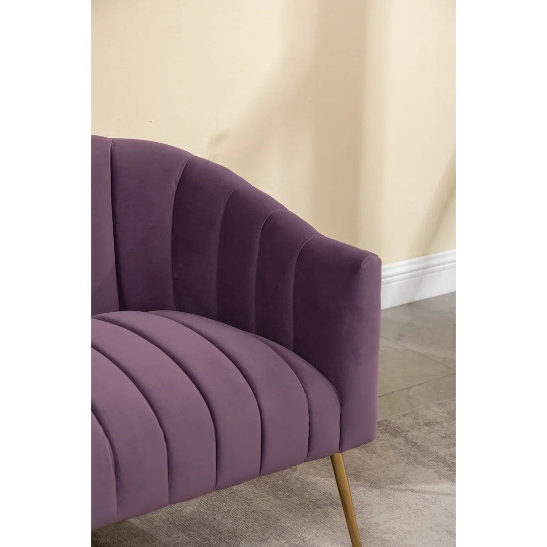 Murrow 50.6'' Velvet Loveseat