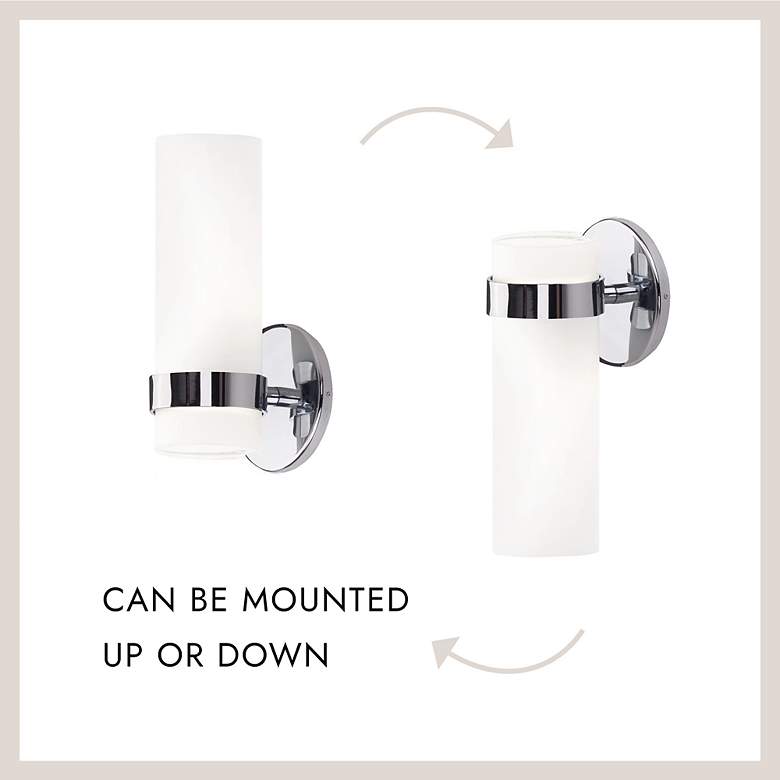 Kuzco Milano LED 9-in Brushed Gold Wall Sconce